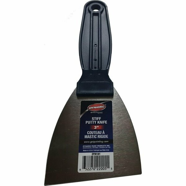 Dynamic Paint Products Dynamic DIY 3 in. Stiff Scrape with Carbon Steel Blade DYN181